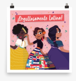 Orgullosamente Latina Print"  Class="lazyload Lazyload - Poster, HD Png Download, Free Download