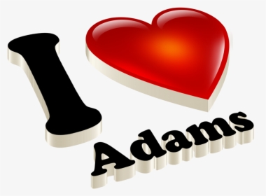 Adam Heart Name Transparent Png - Mani Name, Png Download, Free Download