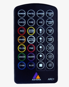 Astera Arc1 Infrared Remote Control Led Controller - Astera Remote, HD Png Download, Free Download