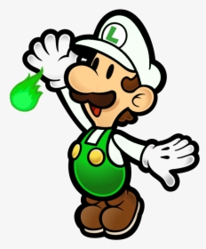 Paper Fire Luigi - Paper Mario Luigi, HD Png Download, Free Download