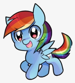 Mylittlepony Rainbowdash Rainbow Horse Kawaii Freetoedi - Kawaii Imagenes De My Little Pony, HD Png Download, Free Download