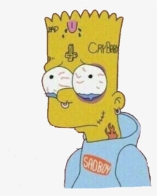 Kpop Png Tumblr -bart Simpson Tumblr Transparent Png - Aesthetic Stickers Simpsons, Png Download, Free Download
