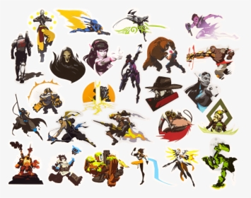 Overwatch Blind Spray Sticker Pack, HD Png Download, Free Download