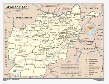 Afghanistan Map No - River In Afghanistan, HD Png Download, Free Download