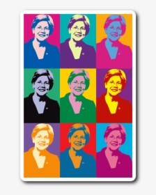 Elizabeth Warren Pop Art, HD Png Download, Free Download