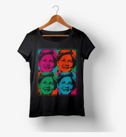 Ladies Elizabeth Warren Warhol T-shirt - Tulsi 2020 Shirt, HD Png Download, Free Download