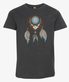 Grateful Dead Steal Your Face Skull In A Dream Catcher - Steal Your Face, HD Png Download, Free Download