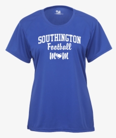 Southington Football Mom Short Sleeve White Logo - Active Shirt, HD Png Download, Free Download