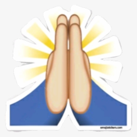Hand Emoji No Background - Prayer Emoji, HD Png Download, Free Download