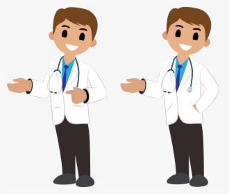 Stethoscope Physician - Doctor With Stethoscope Clipart, HD Png Download, Free Download