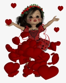 Muñequitas De San Valentin , Png Download - Girl, Transparent Png, Free Download