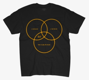 Doctor Worm T-shirt Black Orange - Active Shirt, HD Png Download, Free Download