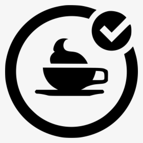 Coffee Complete Drink Barista Ok - Coffee Silhouette Png, Transparent Png, Free Download
