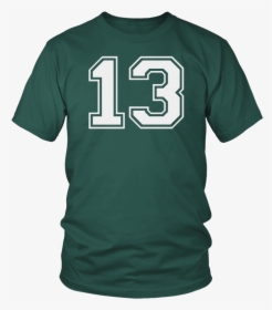 Men"s Vintage Sports Jersey Number 13 T-shirt For Fan - Leet, HD Png Download, Free Download