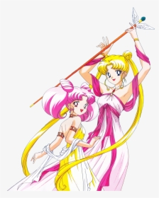 Sailor Moon, Chibiusa, And Usagi Tsukino Image - Công Chúa Serenity, HD Png Download, Free Download