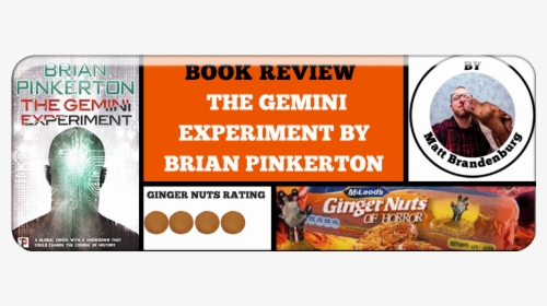 Book Review The Gemini Experiment By Brian Pinkerton - Horror, HD Png Download, Free Download