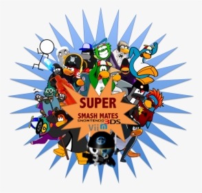 Super Smash Mates Artwork - Cartoon, HD Png Download, Free Download