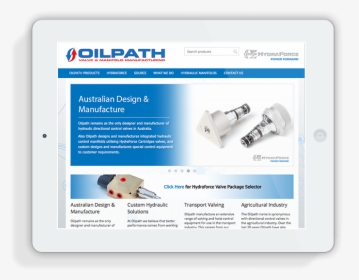 Oilpath Responsive Website By Envyus Design - Website, HD Png Download, Free Download