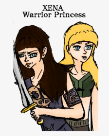 Warrior Princess - Cartoon, HD Png Download, Free Download