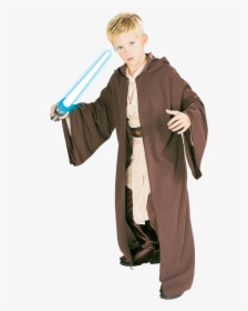 Deluxe Kids Jedi Knight Robe - Star Wars Jedi Costumes For Kids, HD Png Download, Free Download