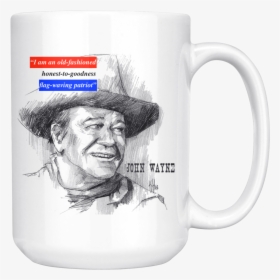 John Wayne 15oz Ceramic Mug - John Wayne, HD Png Download, Free Download