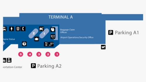 Sna Terminal Arrival John Wayne Airport Map, HD Png Download, Free Download