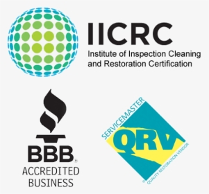 Logos For The Iicrc, Bbb, And Qrv - Iicrc Logo, HD Png Download, Free Download