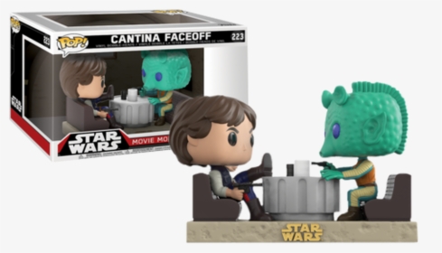 Han Solo And Greedo Cantina Face Off Movie Moments - Movie Moments Funko Pop, HD Png Download, Free Download