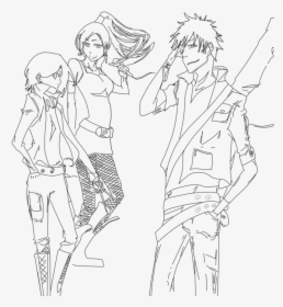 Svg Freeuse Stock Bleach All Lineart By Greedo Kun - Anime Band Lineart, HD Png Download, Free Download