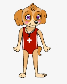 Skye The Lifeguard - Cartoon, HD Png Download, Free Download