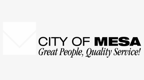 City Of Mesa Logo Black And White - Graphics, HD Png Download, Free Download
