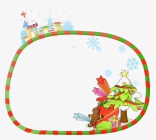 Christmas Frames, Christmas Fun, Winter Clipart, Decorative - Marcos De Navidad Animados, HD Png Download, Free Download