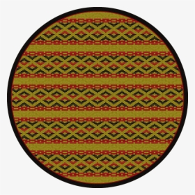 Basket Weave/dark Chocolate Round Rug By American Dakota - Carpet, HD Png Download, Free Download