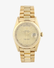 Rolex Day-date President 18238 18k Yellow Gold Watch - 勞力士 三 色 金, HD Png Download, Free Download