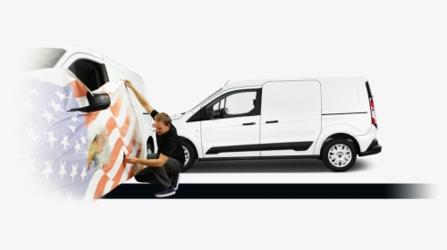 Dg Vehicle Wrap Install - Gocar Van, HD Png Download, Free Download