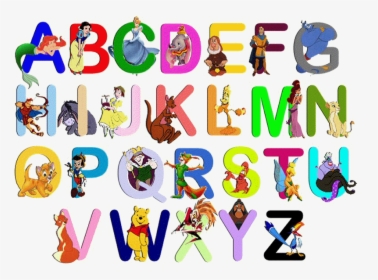Disney Characters Alphabet Letters, HD Png Download, Free Download