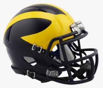 Michigan 2016 Speed Mini Helmet - Los Angeles Chargers Helmet, HD Png Download, Free Download