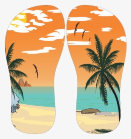 Transparent Chinelo Png - Arte Chinelo Praia Png, Png Download, Free Download