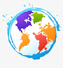 Colorful Globe Png, Transparent Png, Free Download