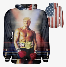 Rocky Trump Hoodie - Trump Rocky Shirt, HD Png Download, Free Download