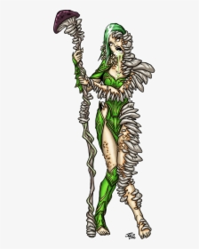 Transparent Corruption Clipart - Fungal Skeleton Fantasy Art, HD Png Download, Free Download