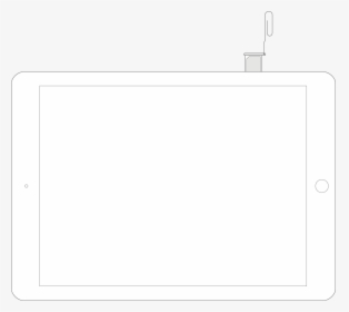 Sim Tray On Ipad - Paper Product, HD Png Download, Free Download