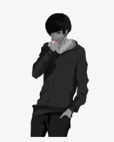 #anime #cigarette #smoke #animeboy #animeaesthetic - Aesthetic Anime Boy Smoking, HD Png Download, Free Download
