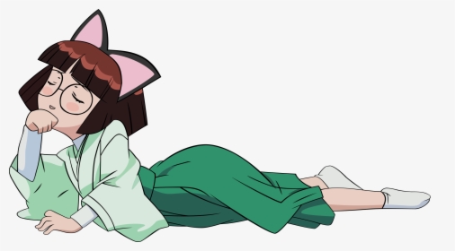 Thinking Anime Png , Png Download - Sitting Anime Character Png, Transparent Png, Free Download