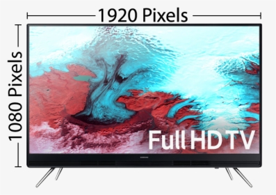1080p Full High Definition Tv Measurements - Samsung Basic Led Tv, HD Png Download, Free Download