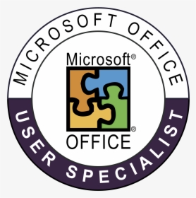 Microsoft Office User Specialist Logo Png Transparent - Logo De Microsoft Office User Specialist, Png Download, Free Download