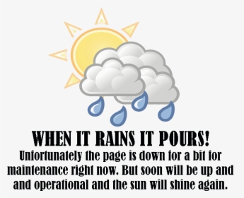 Animated Rain And Sun, HD Png Download, Free Download