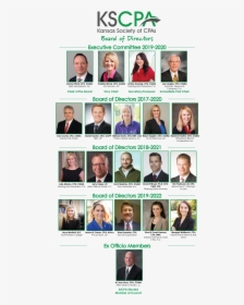 2019-2020 Kscpa Board Of Directors - Event, HD Png Download, Free Download