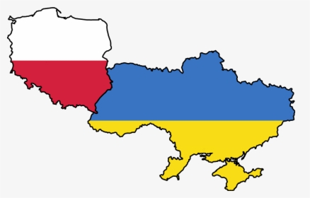 Poland And Ukraine - Ukraine And Poland Map, HD Png Download, Free Download