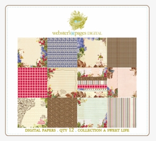 A Sweet Life Papers Digi - Patchwork, HD Png Download, Free Download